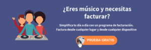 programa de facturación para músicos